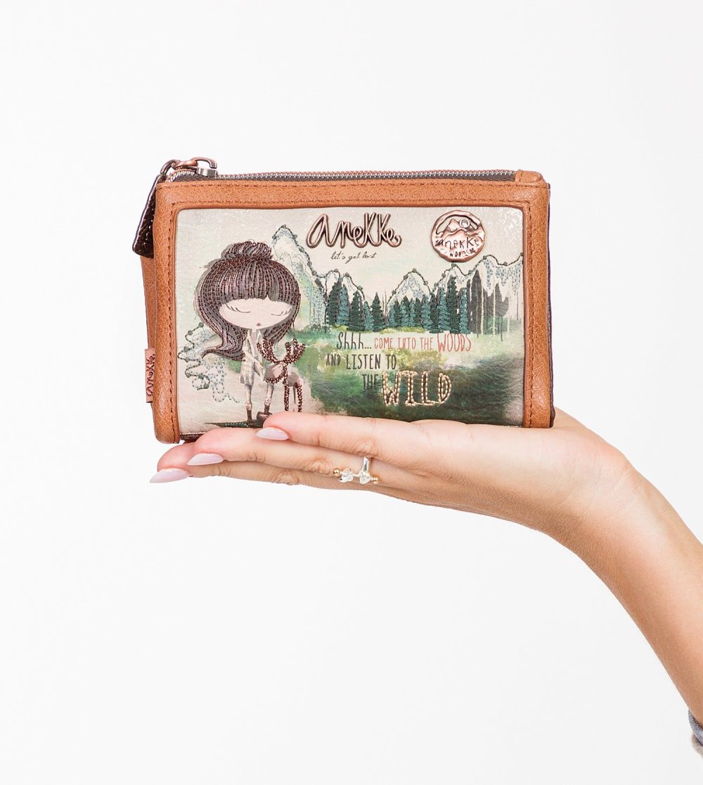 Portfele Anekke The Forest Medium Flexible Material Wallet Damskie | 259SOKNHR