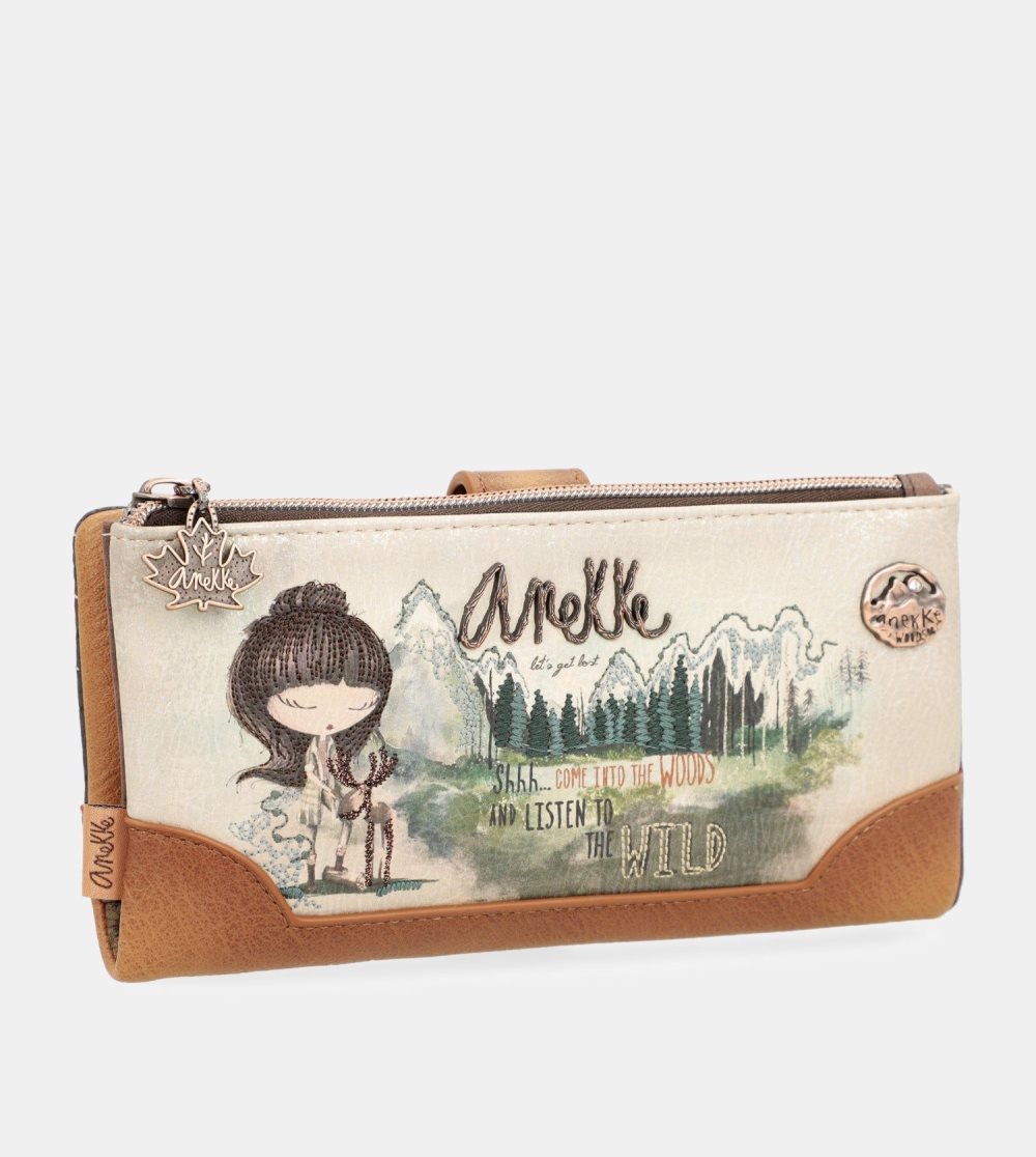 Portfele Anekke The Forest Wallet With Card Holder Flexible Material The Forest Damskie | 301DOZBKC