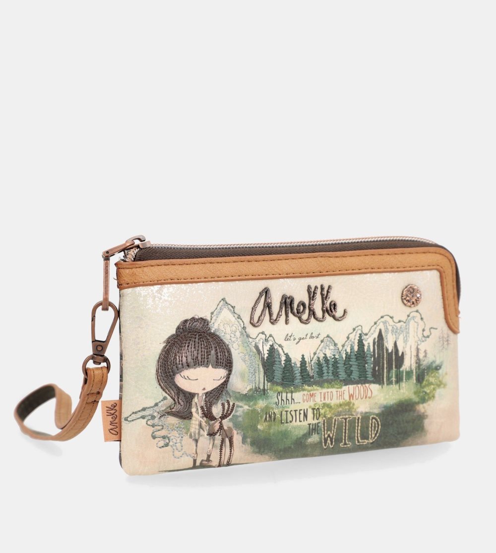 Portfele Anekke The Forest Wallet With Hand Strap Damskie | 208XSGDYN