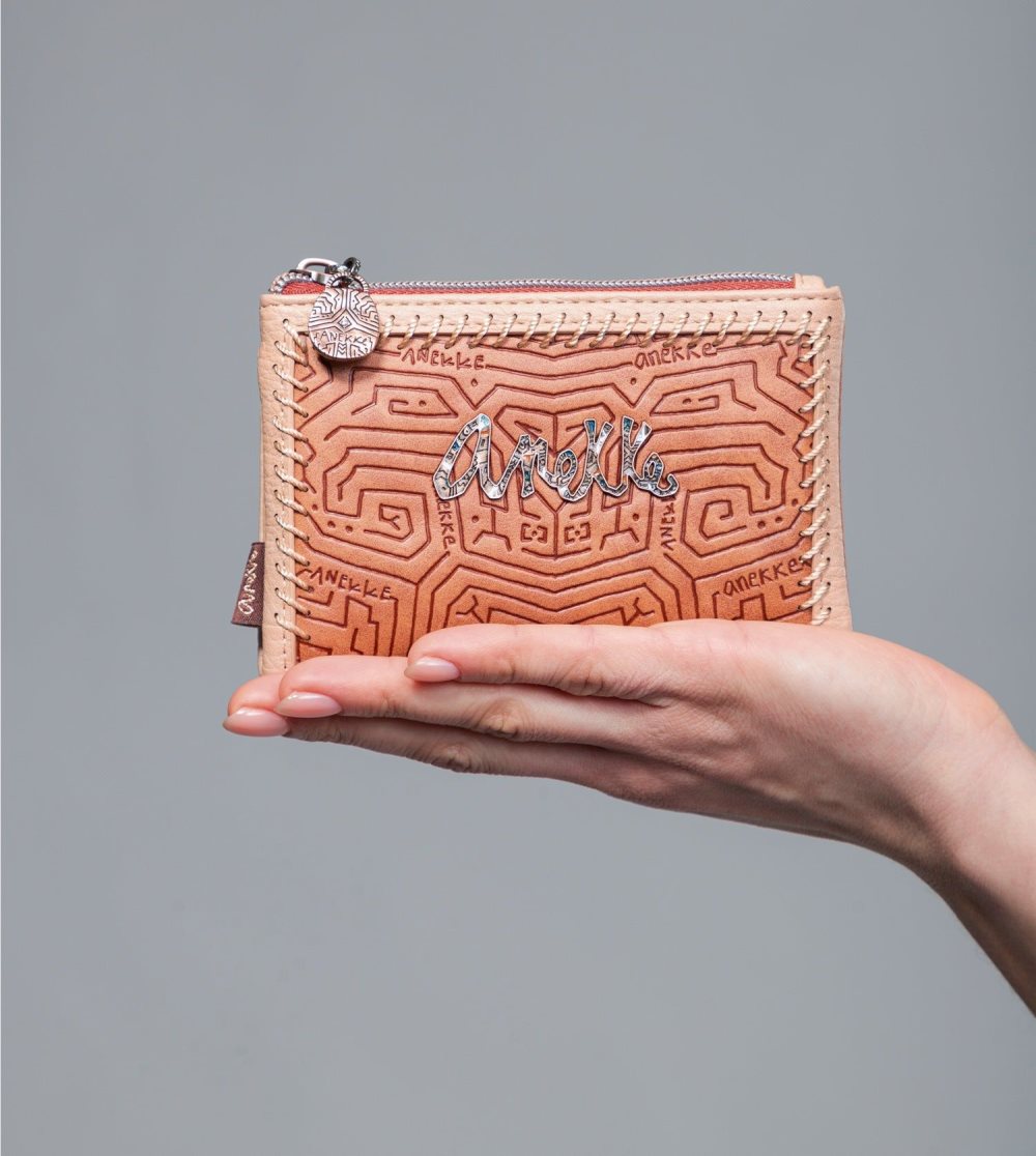 Portfele Anekke Tribe Medium Brown Rfid Wallet Damskie | 726EJCADP