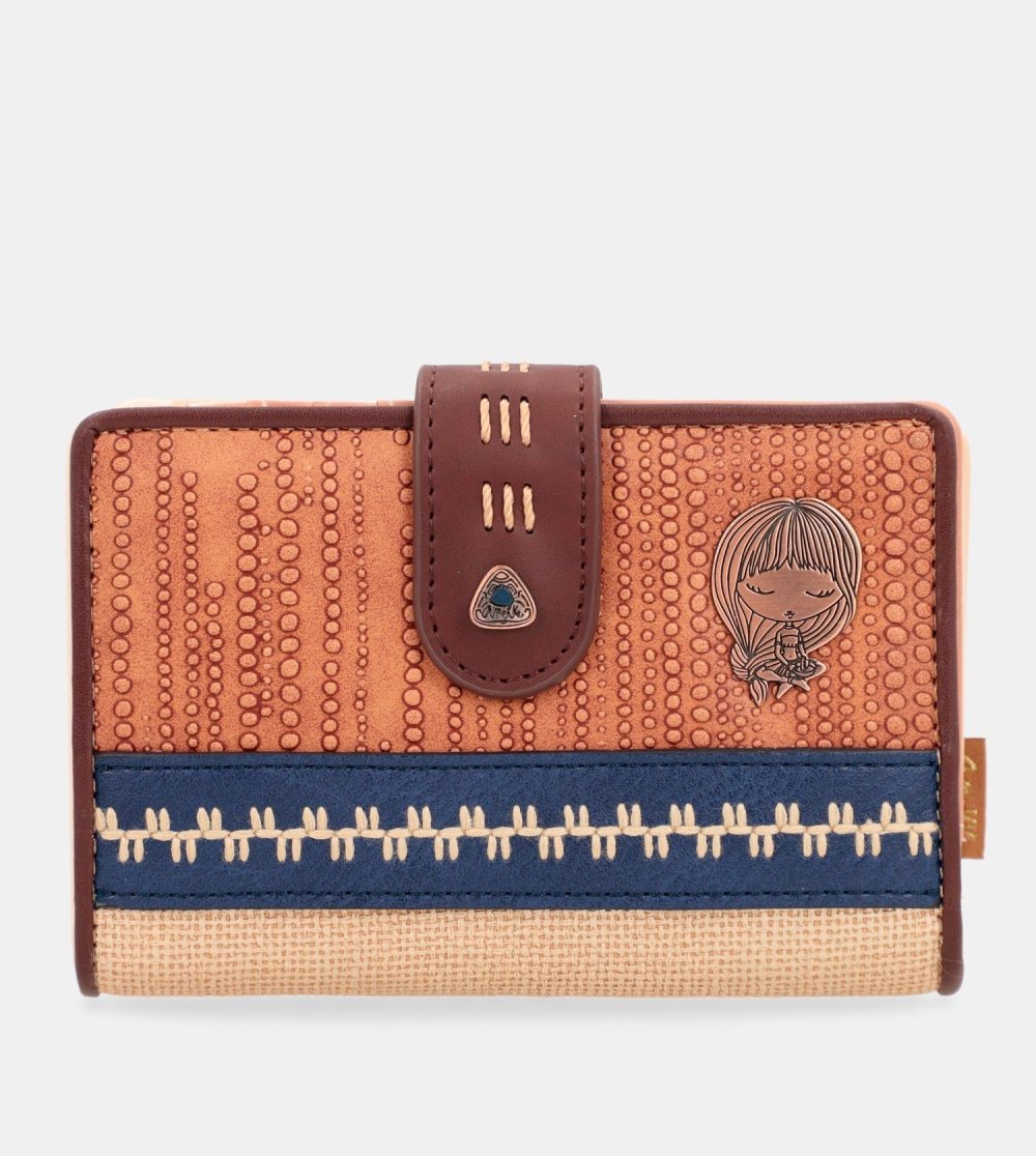 Portfele Anekke Tribe Medium Ethnic Print Rfid Wallet Damskie | 896IKDQWC