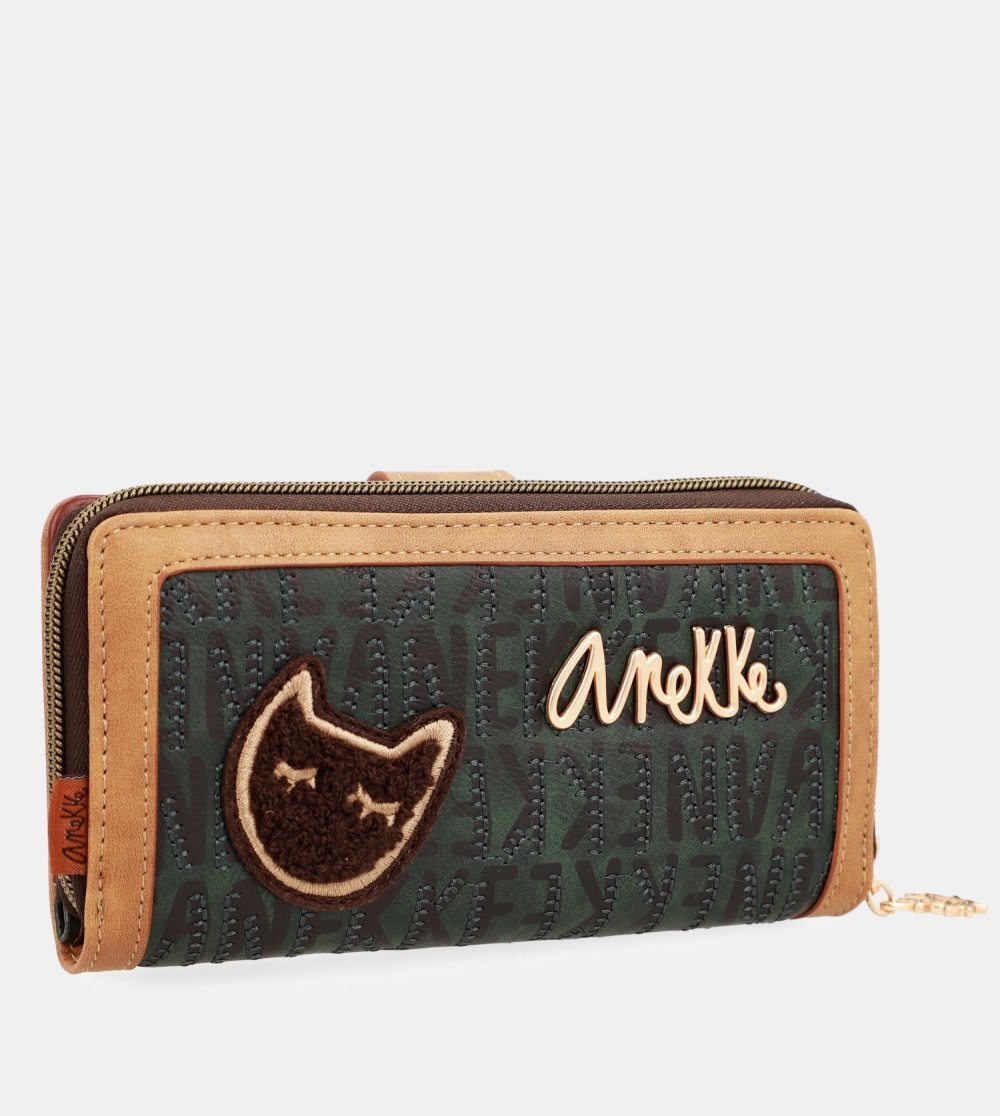 Portfele Anekke Urban Green Large Wallet Damskie | 923NHEKLR