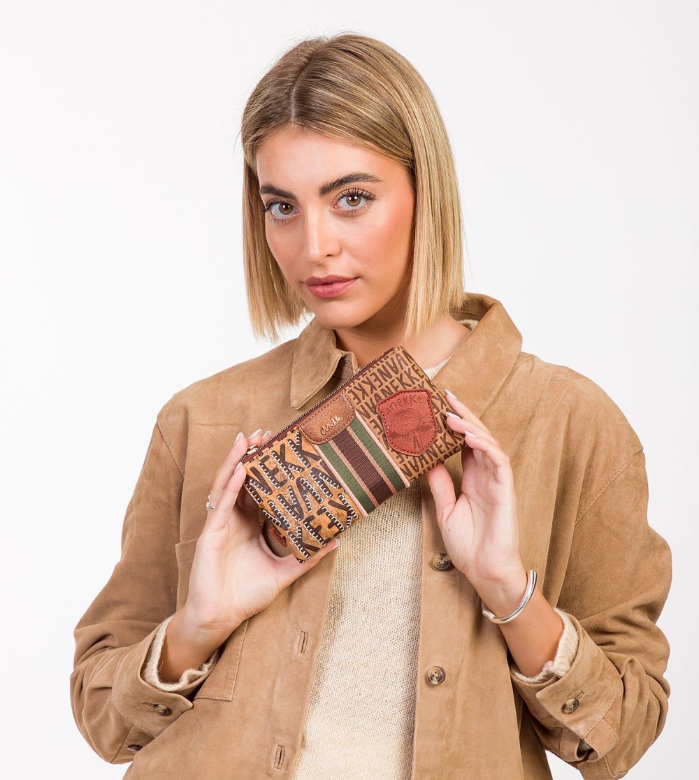Portfele Anekke Urban Logo Flexible Wallet Damskie | 672ZYTUDM