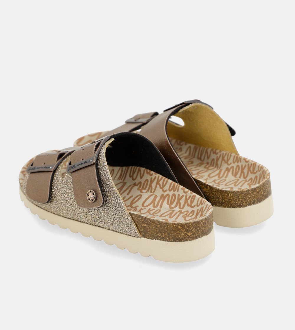 Sandały Anekke Bronze Bio Sandals Damskie | 369UJTSQD