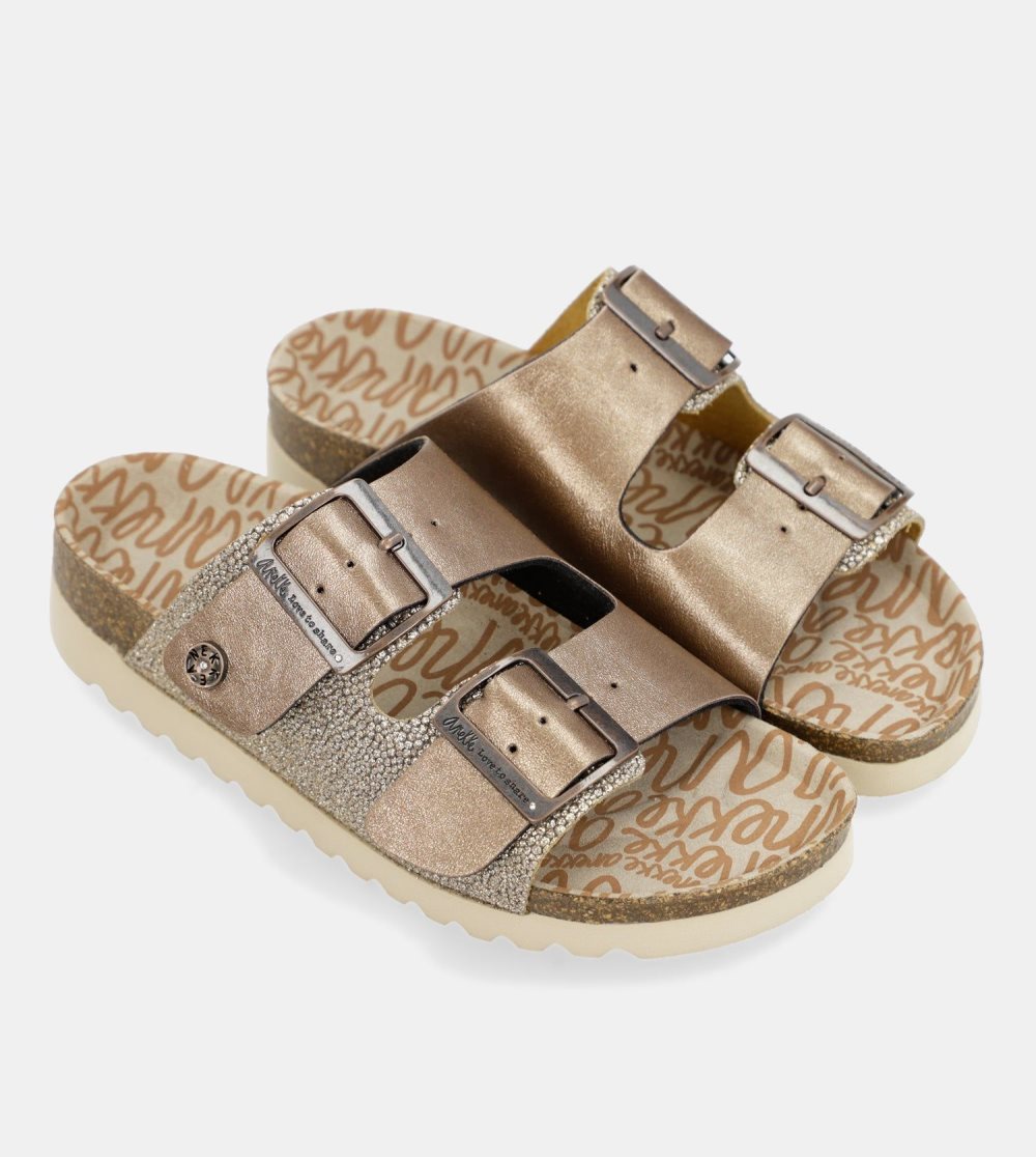 Sandały Anekke Bronze Bio Sandals Damskie | 369UJTSQD