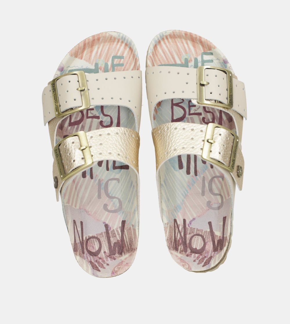 Sandały Anekke Gold Bio Sandals Damskie | 256QXIBYG