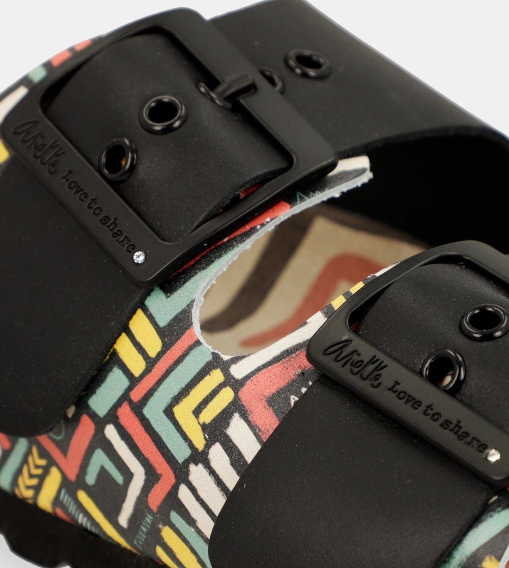 Sandały Anekke Kene Black Bio Sandals Damskie | 194QLAJMR