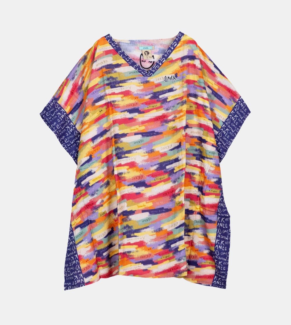 Sukienka Anekke Kene Print Kaftan Damskie | 617KDTABO