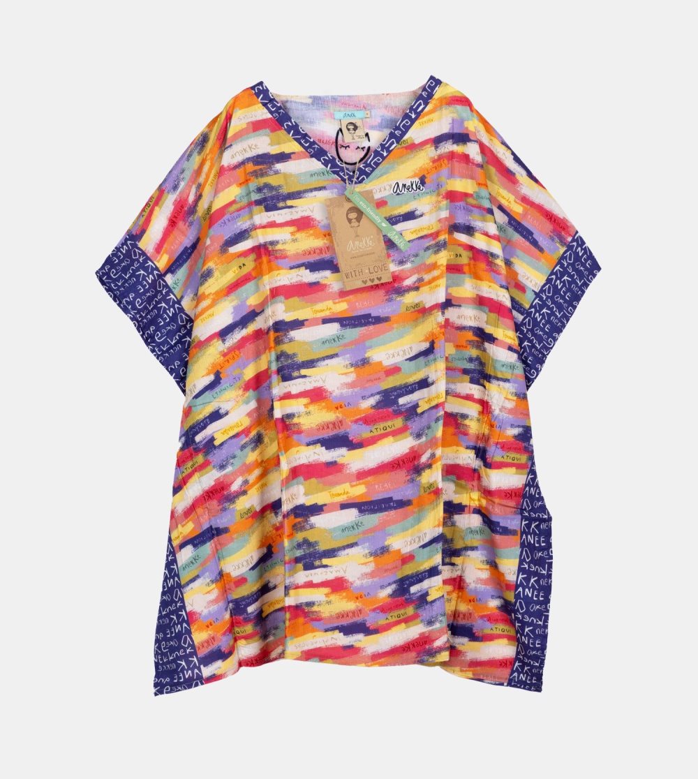 Sukienka Anekke Kene Print Kaftan Damskie | 617KDTABO