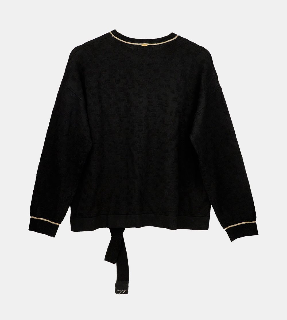 Swetry Anekke Black Shoen Crew Neck Sweater Damskie | 257HVNUDG