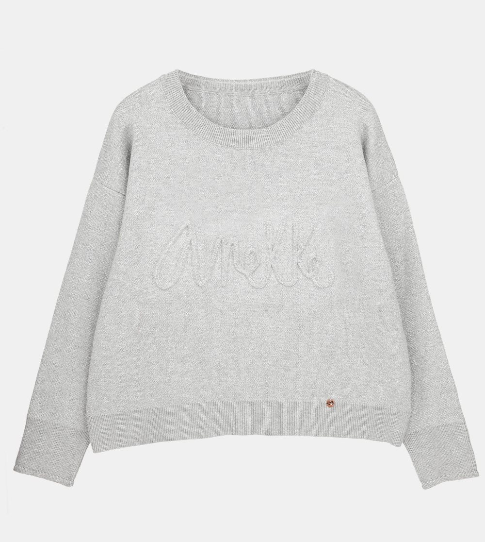 Swetry Anekke Gray Contemporary Sweater Damskie | 274VTWNGB
