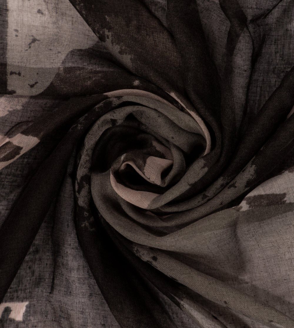 Szalik Anekke Amazonia Black Printed Scarf Damskie | 748OEFCTA