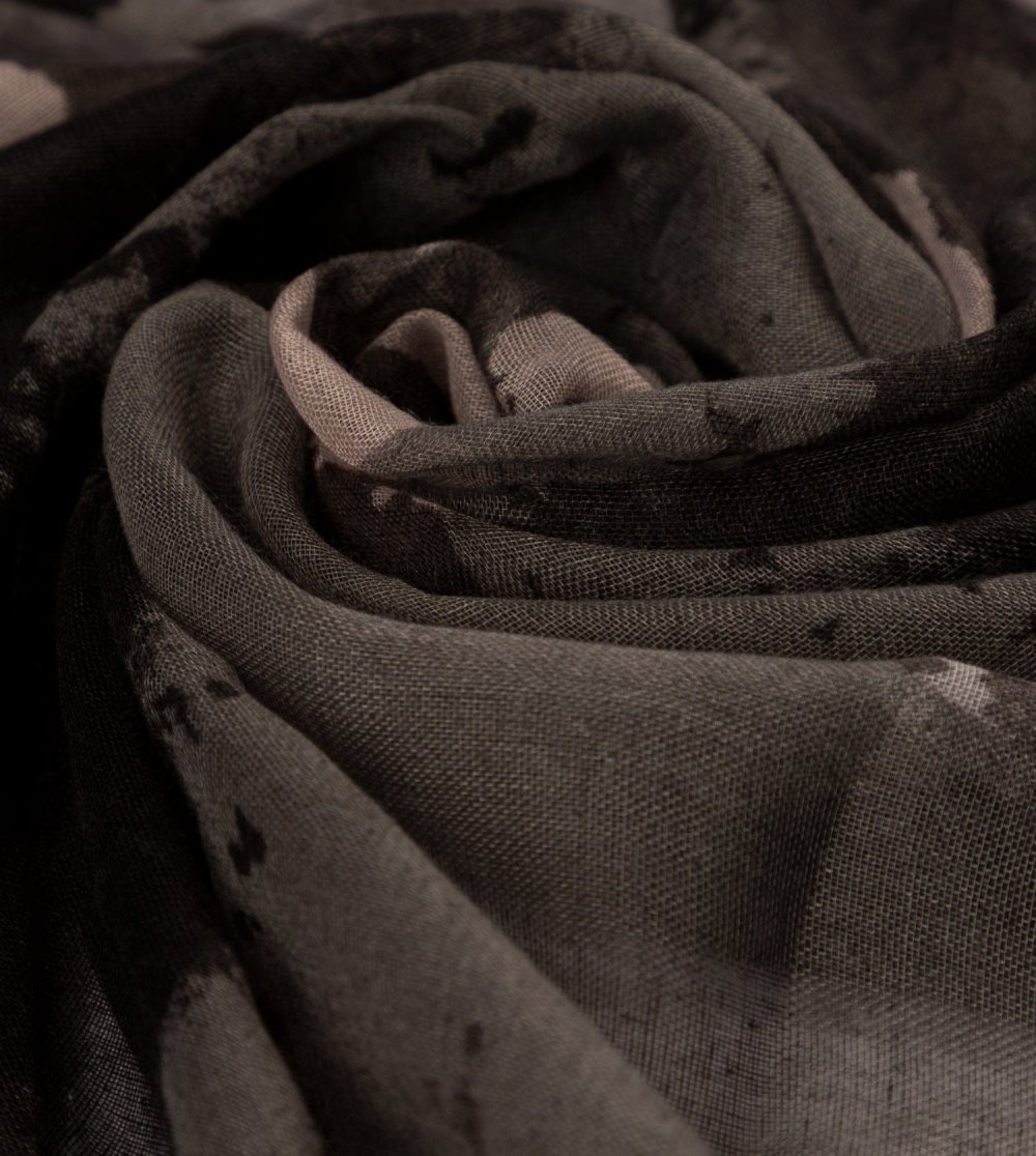 Szalik Anekke Amazonia Black Printed Scarf Damskie | 748OEFCTA