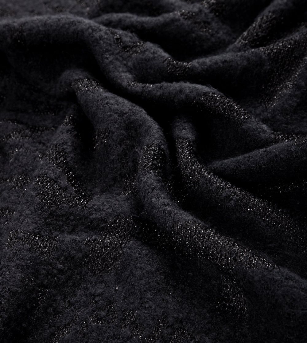Szalik Anekke Black Logomania Scarf. Damskie | 296YGVHXB