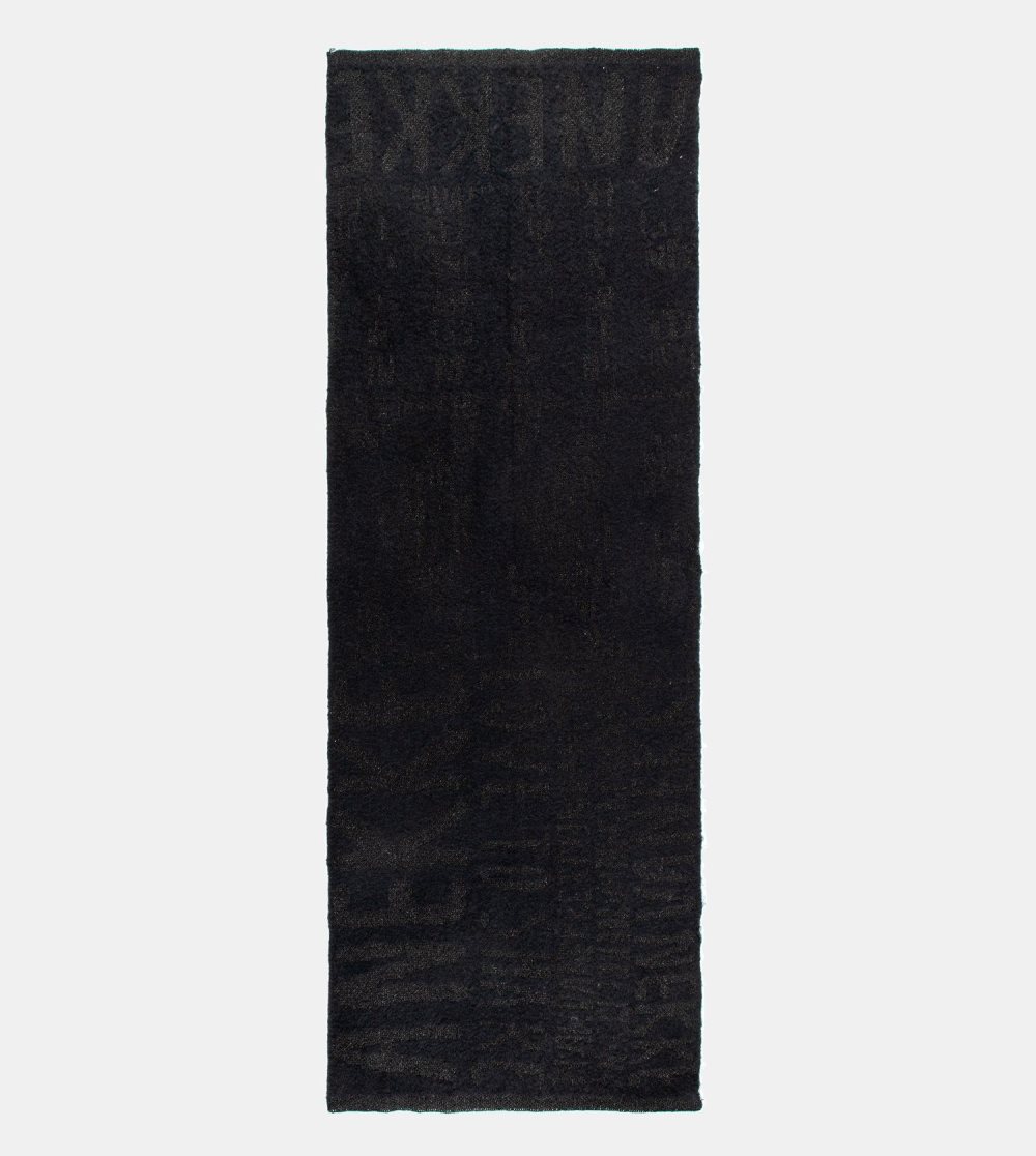 Szalik Anekke Black Logomania Scarf. Damskie | 296YGVHXB