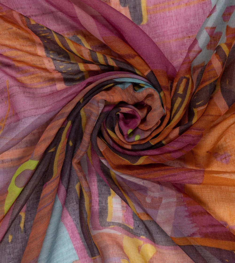 Szalik Anekke Contemporary Violet Scarf Damskie | 124HJGBSV