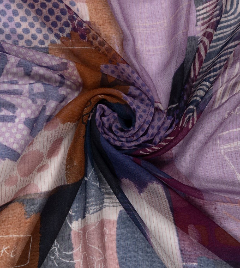Szalik Anekke Kyomu Violet Scarf Damskie | 054JLTYZV