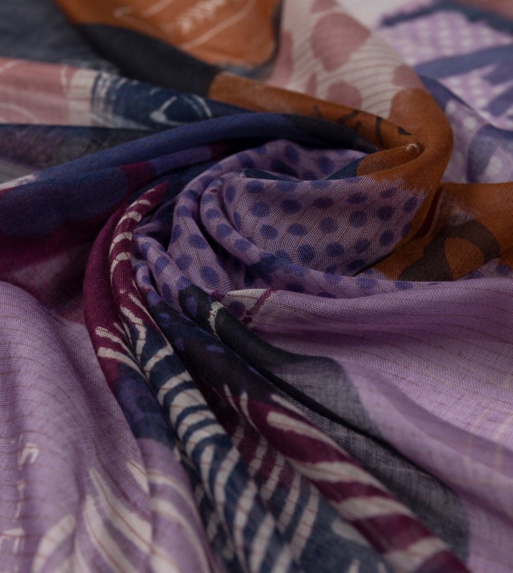 Szalik Anekke Kyomu Violet Scarf Damskie | 054JLTYZV