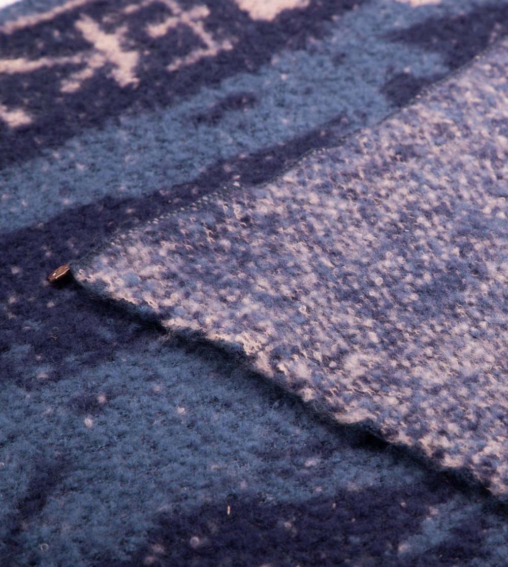 Szalik Anekke Navy Blue Contemporary Scarf. Damskie | 537OZJPTI