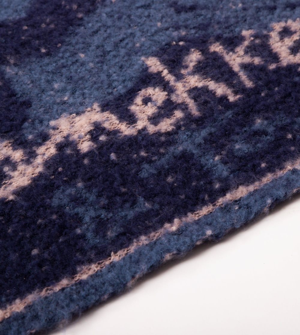 Szalik Anekke Navy Blue Contemporary Scarf. Damskie | 537OZJPTI