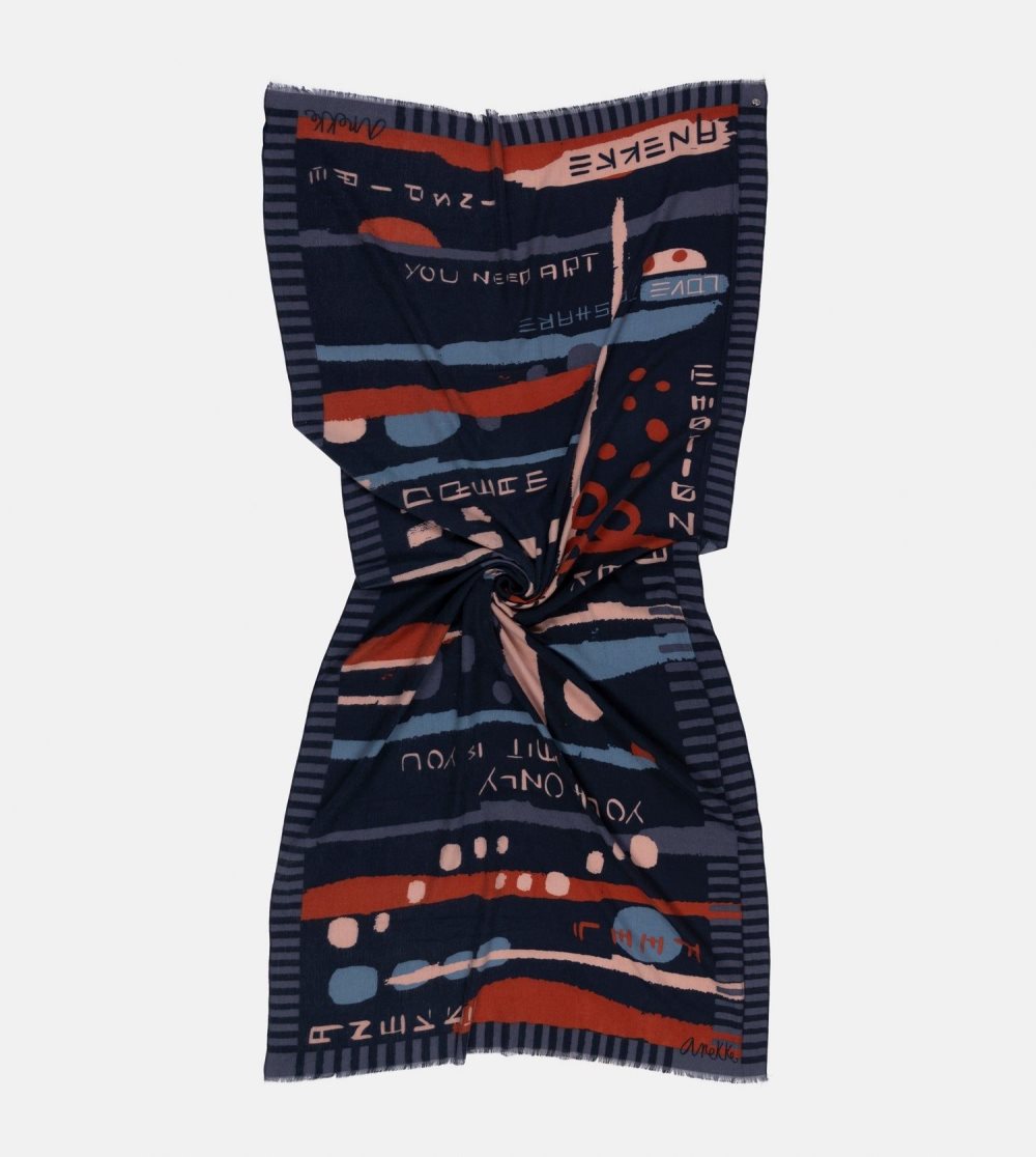 Szalik Anekke Pashmina Contemporary Damskie | 235ESPDWA
