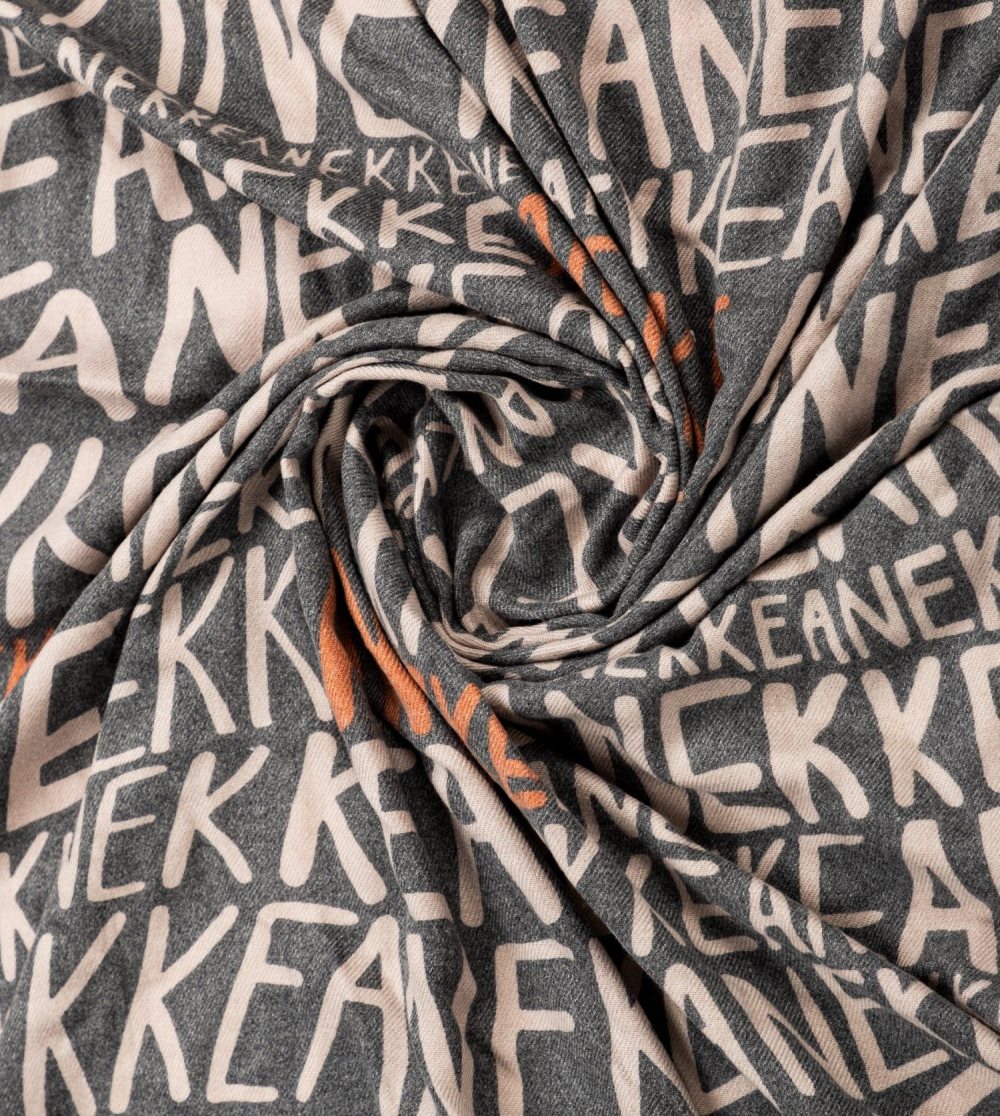 Szalik Anekke Pashmina Logo Brown Damskie | 034KVSFLG