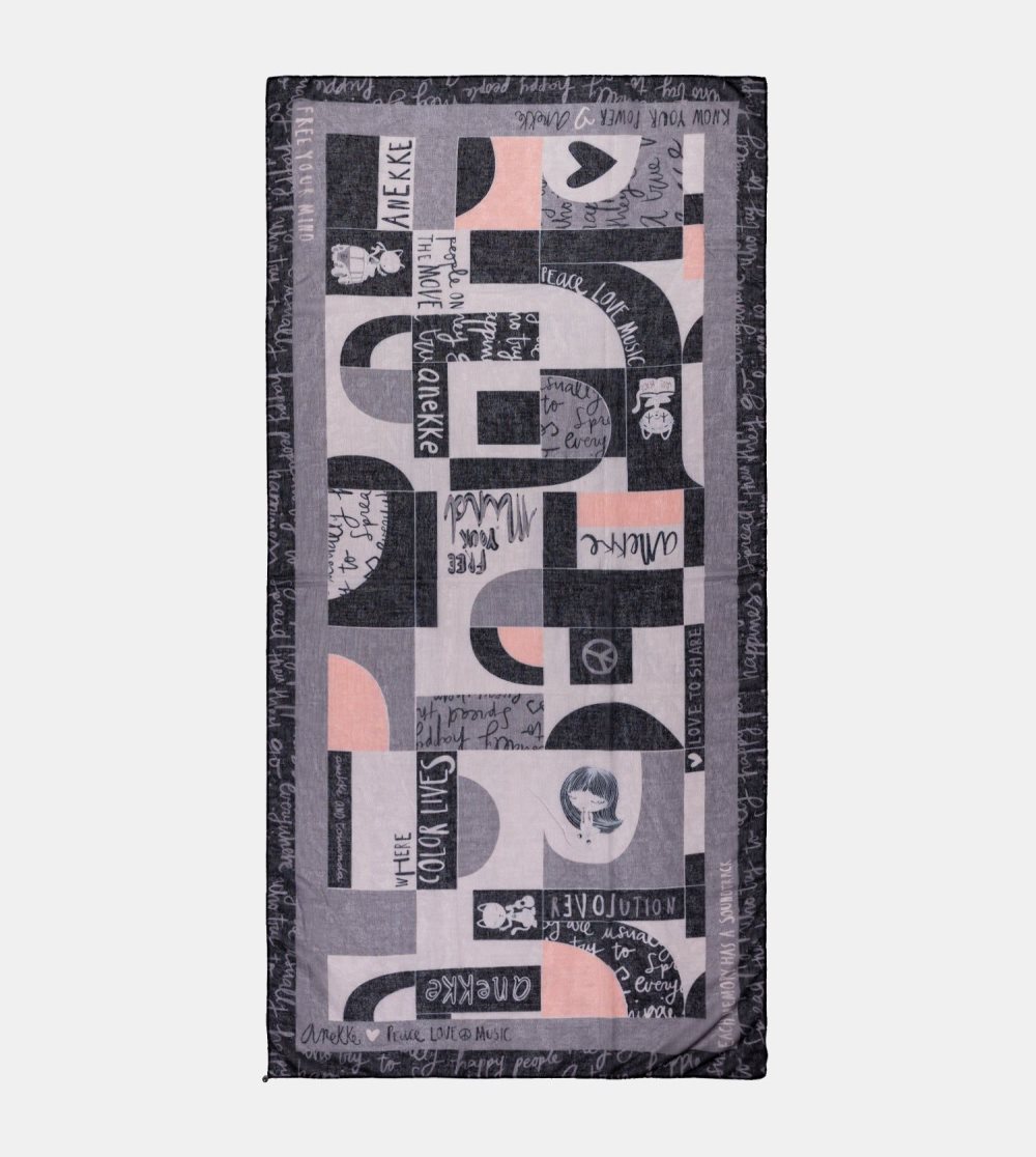 Szalik Anekke Sixties Grey Scarf Damskie | 691FYCHXA