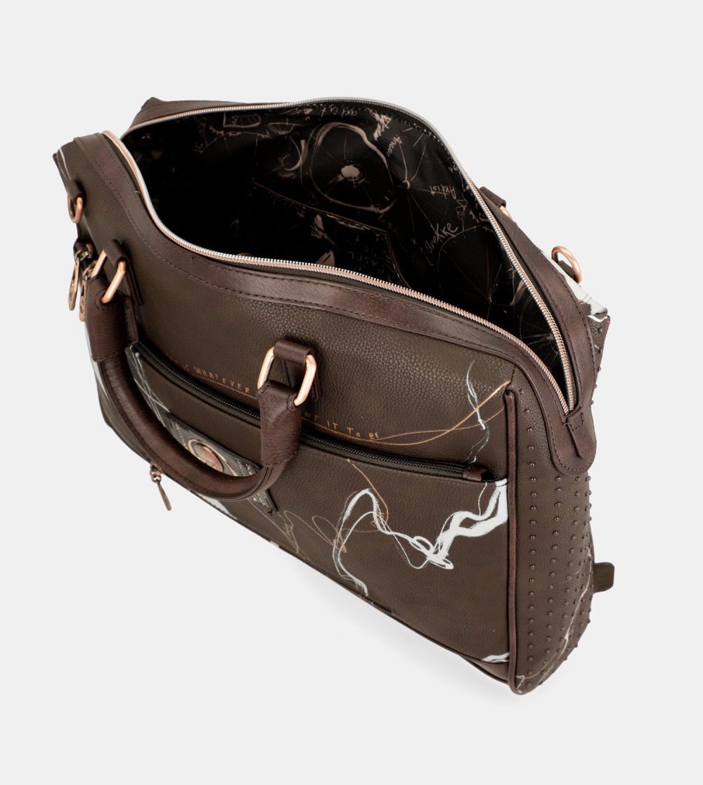 Torby Na Dokumenty Anekke Brown Briefcase Nature Shodo Damskie | 862GSOPTD