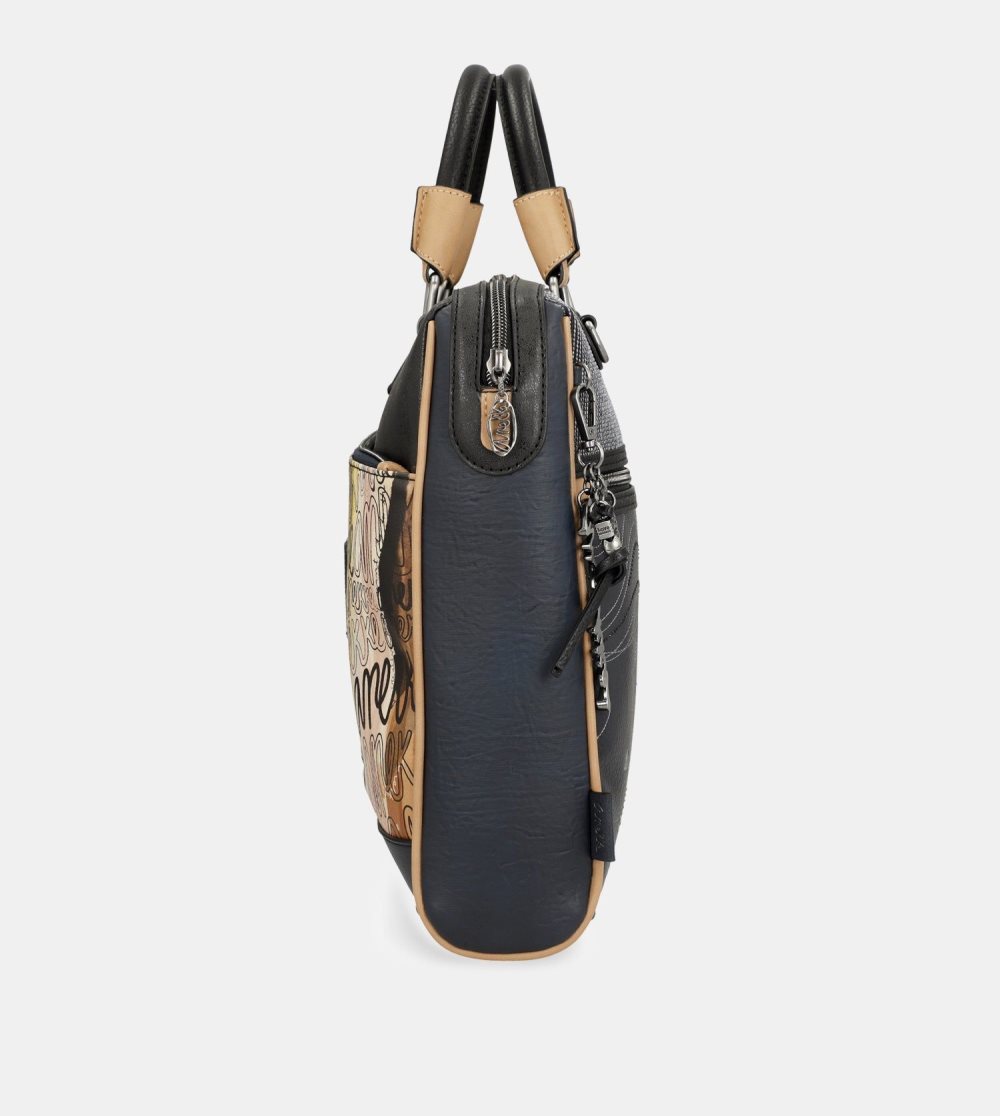 Torby Na Dokumenty Anekke Studio Navy Blue Briefcase Damskie | 079UICAFJ