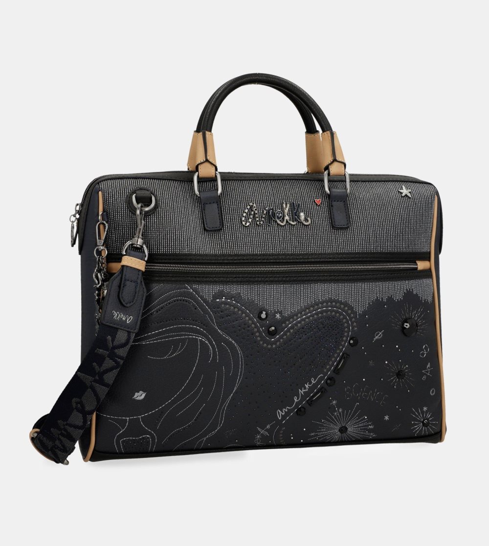 Torby Na Dokumenty Anekke Studio Navy Blue Briefcase Damskie | 079UICAFJ