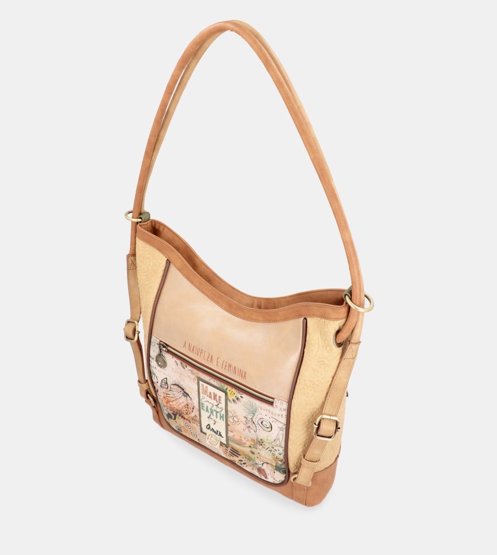 Torby Przez Ramię Anekke Amazonia Convertible Crossbody Bag With Backpack Damskie | 891AWOYCP