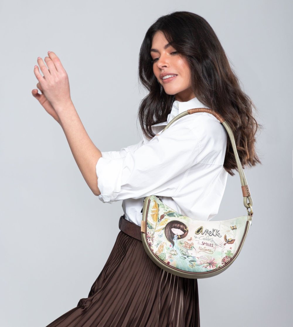 Torby Przez Ramię Anekke Amazonia Oval Crossbody Bag Plus Messenger Bag Damskie | 825XHYWJS
