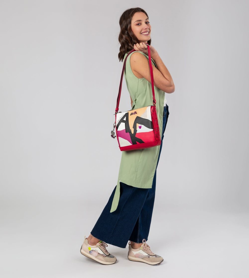 Torby Przez Ramię Anekke Fashion 3-compartment Crossbody Bag Damskie | 921XZJTBQ