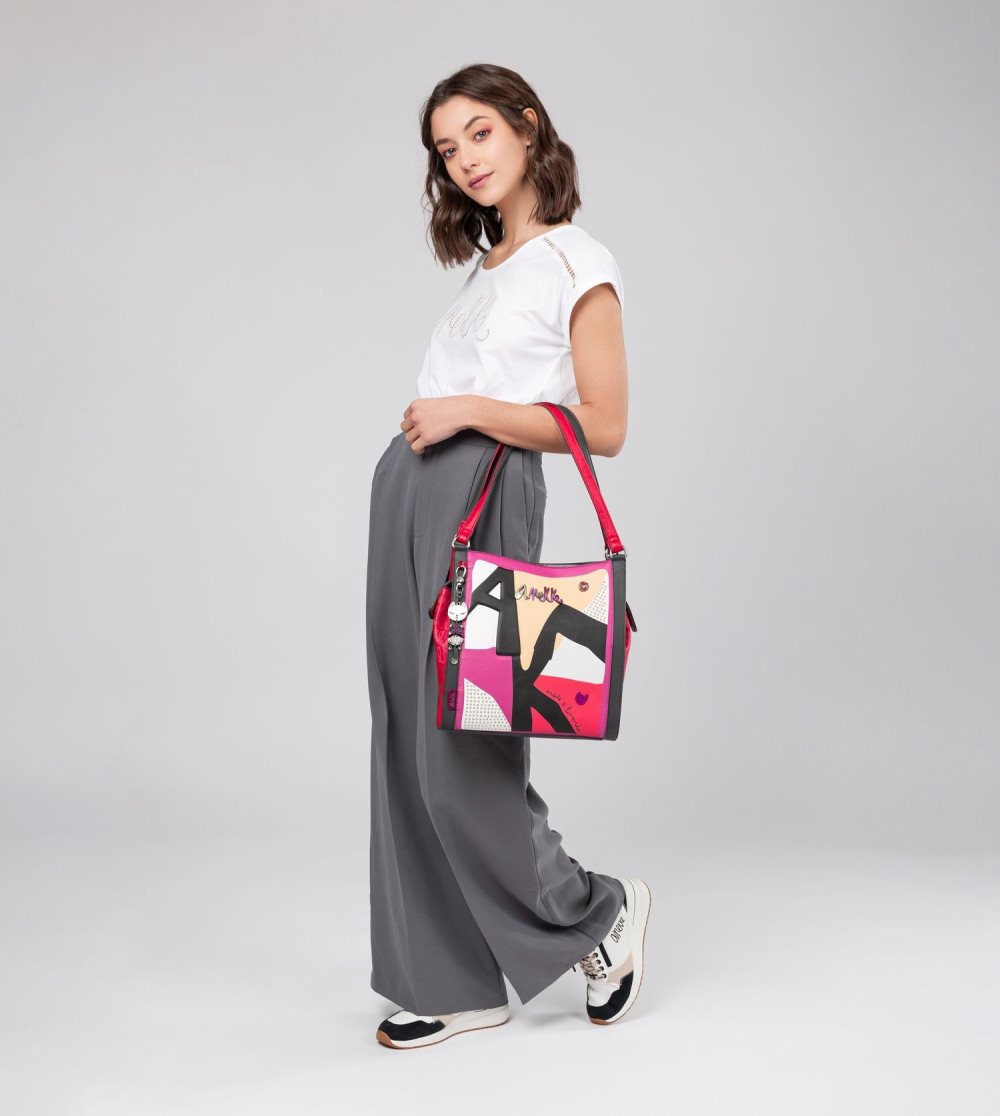 Torby Przez Ramię Anekke Fashion 3-compartment Tote Damskie | 987FZJHSL