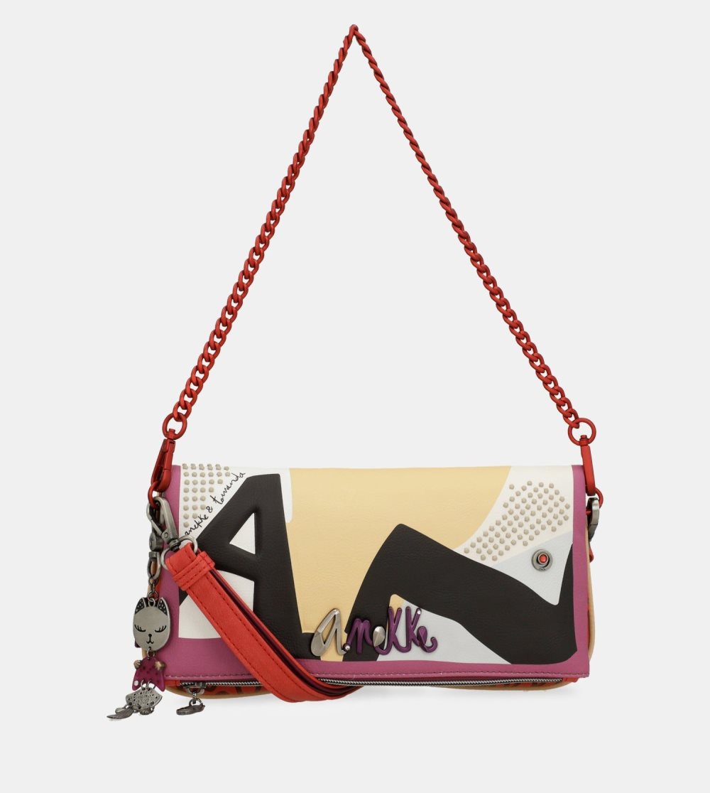 Torby Przez Ramię Anekke Fashion Crossbody Bag With Metal Handle Damskie | 720DSEFJT
