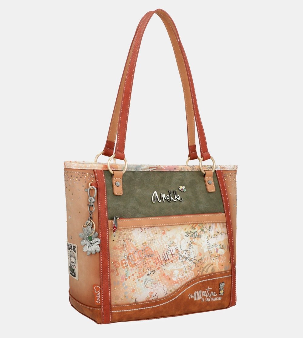 Torby Przez Ramię Anekke Flowers Large Shoulder Bag Damskie | 259CVQLJI