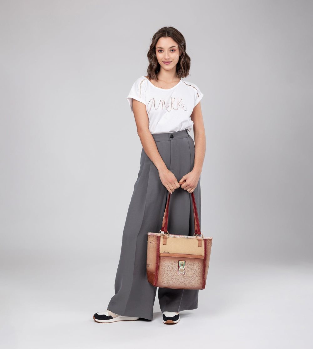 Torby Przez Ramię Anekke Flowers Large Shoulder Bag Damskie | 259CVQLJI