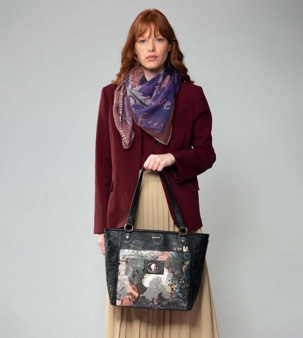 Torby Przez Ramię Anekke Shoen Brush Large Shoulder Bag Damskie | 740FJIOQT