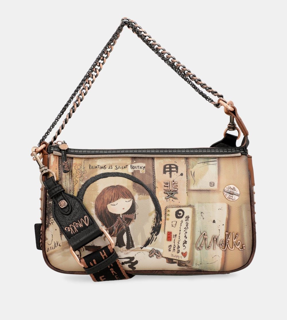 Torby Przez Ramię Anekke Shoen Metal Handle Baguette Bag Damskie | 907TUXPMF