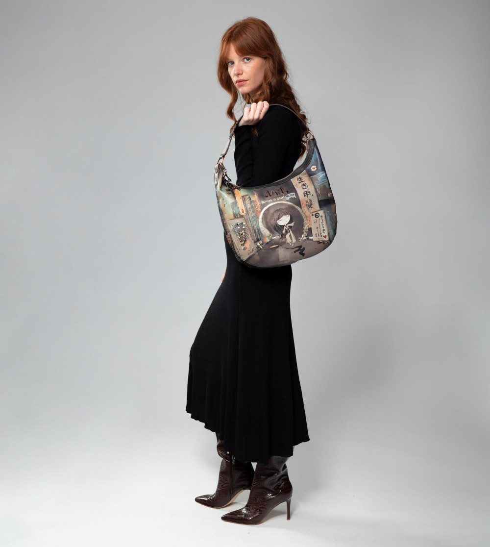 Torby Przez Ramię Anekke Shoen Oval Shoulder Bag Damskie | 649ACHFRG
