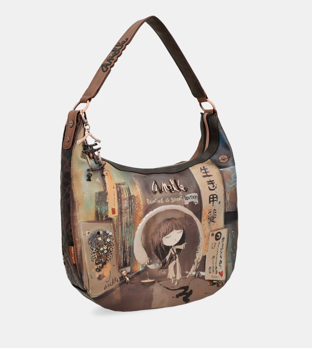 Torby Przez Ramię Anekke Shoen Oval Shoulder Bag Damskie | 649ACHFRG