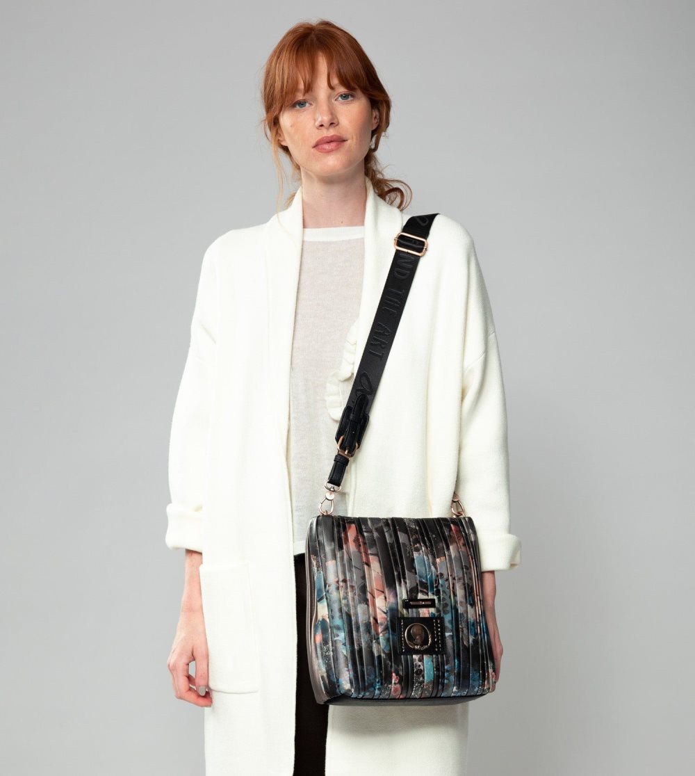 Torby Przez Ramię Anekke Shoen Palette Double-sided Pleated Shoulder Bag Damskie | 480TGDSON