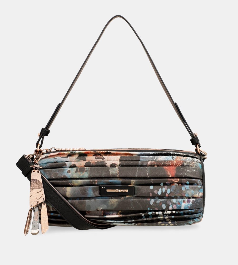 Torby Przez Ramię Anekke Shoen Palette Pleated Cylindrical Bag Damskie | 067DZTAGC