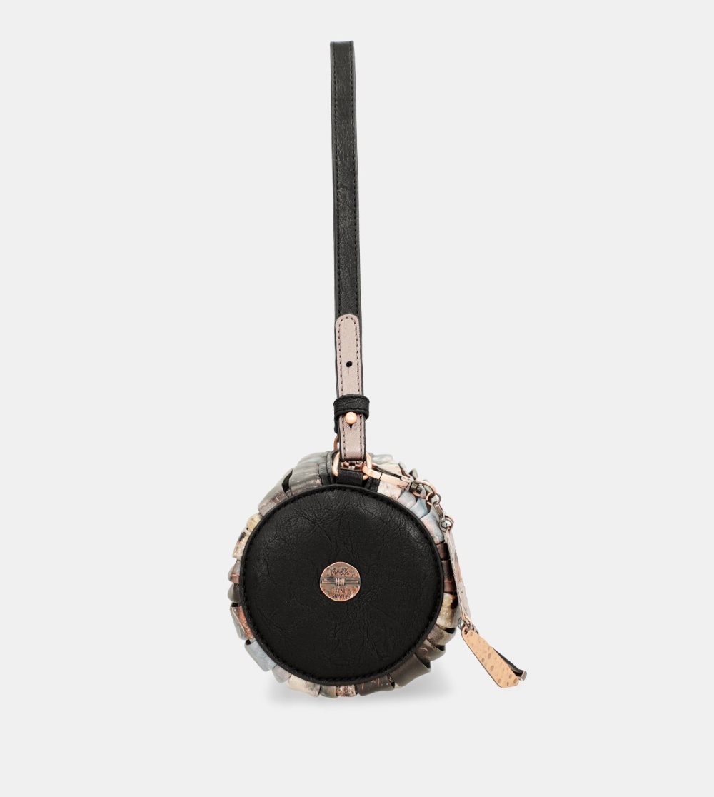 Torby Przez Ramię Anekke Shoen Palette Pleated Cylindrical Bag Damskie | 067DZTAGC