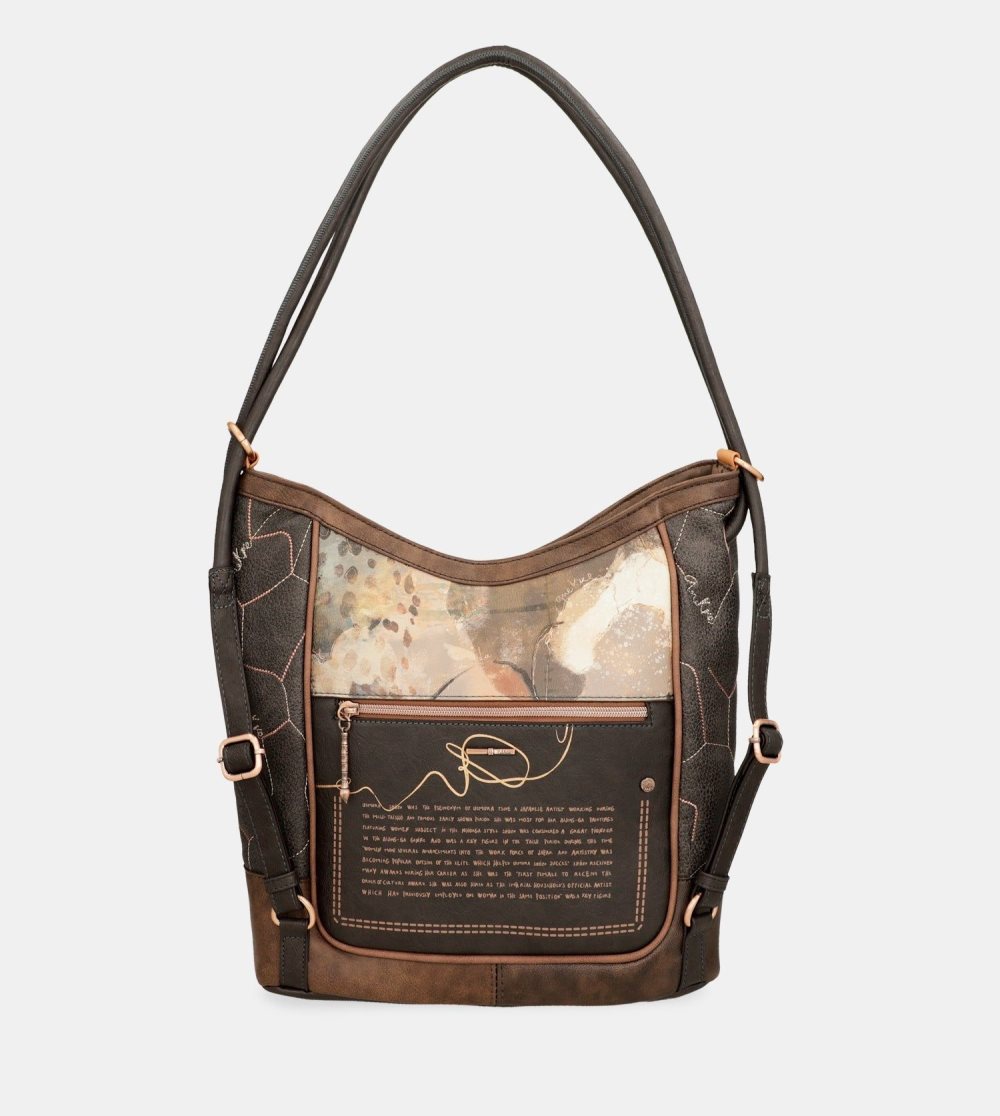 Torby Przez Ramię Anekke Shoen Shoulder Bag Convertible Into A Backpack Damskie | 387COUALT
