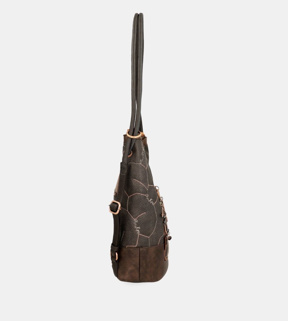Torby Przez Ramię Anekke Shoen Shoulder Bag Convertible Into A Backpack Damskie | 387COUALT