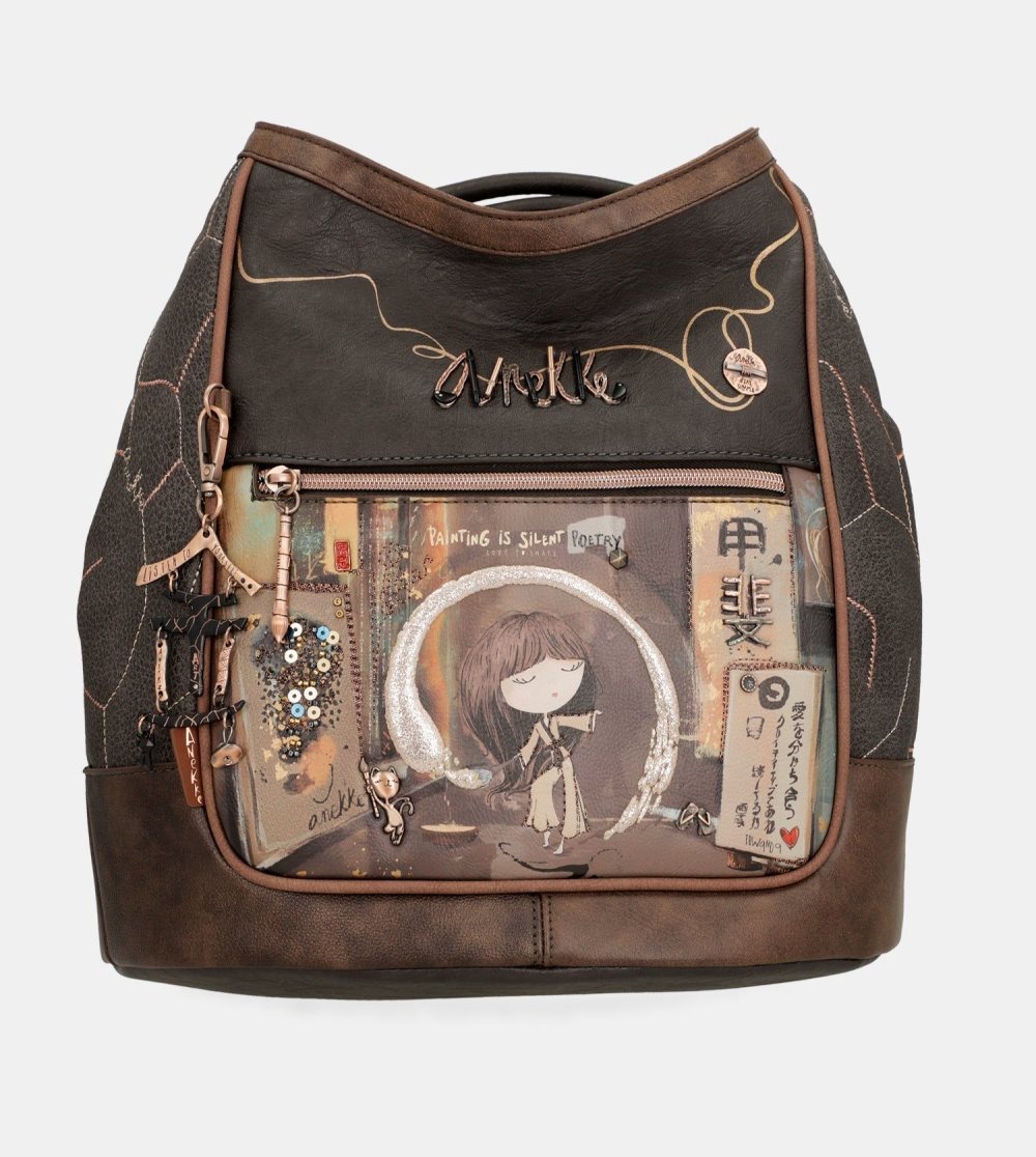 Torby Przez Ramię Anekke Shoen Shoulder Bag Convertible Into A Backpack Damskie | 387COUALT