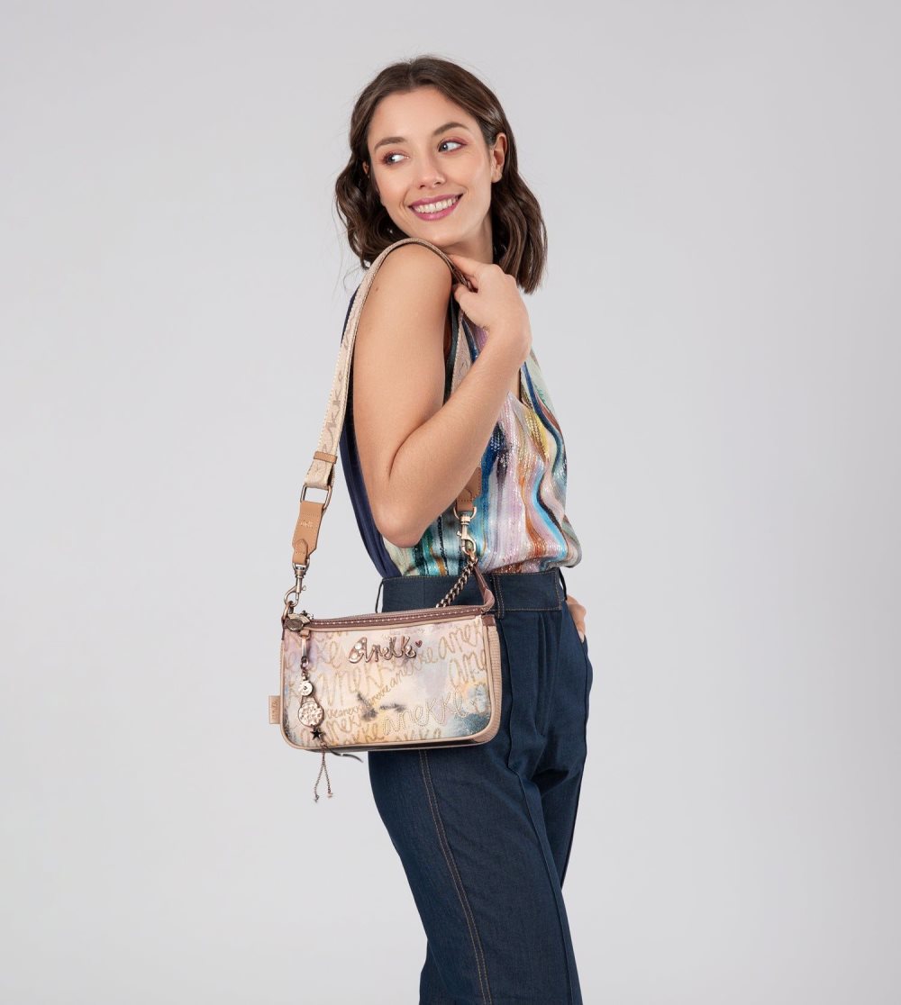 Torby Przez Ramię Anekke Stars Baguette Bag Damskie | 206CXVGYL