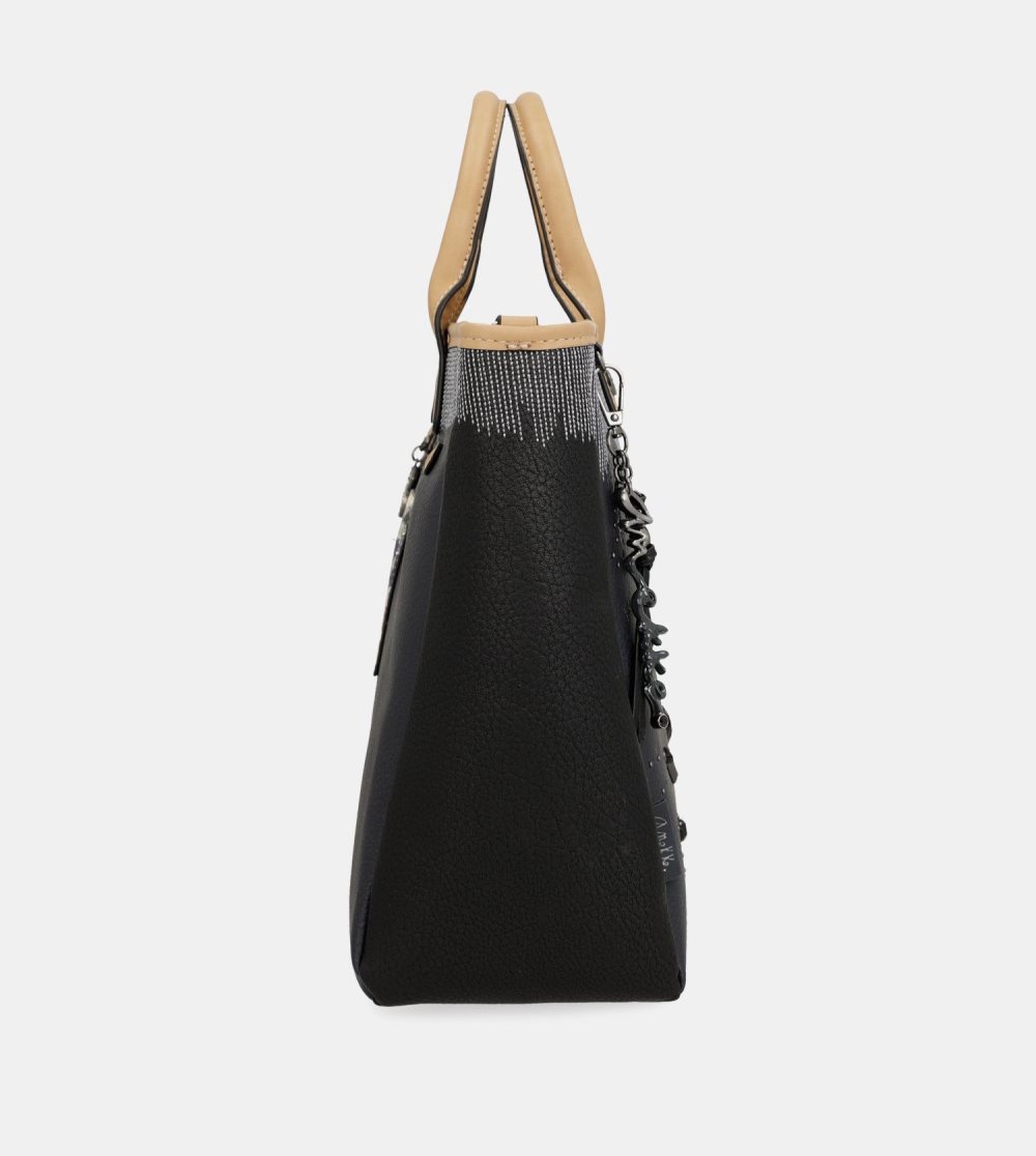 Torby Przez Ramię Anekke Studio Navy Blue Tote Damskie | 492ERLMAF