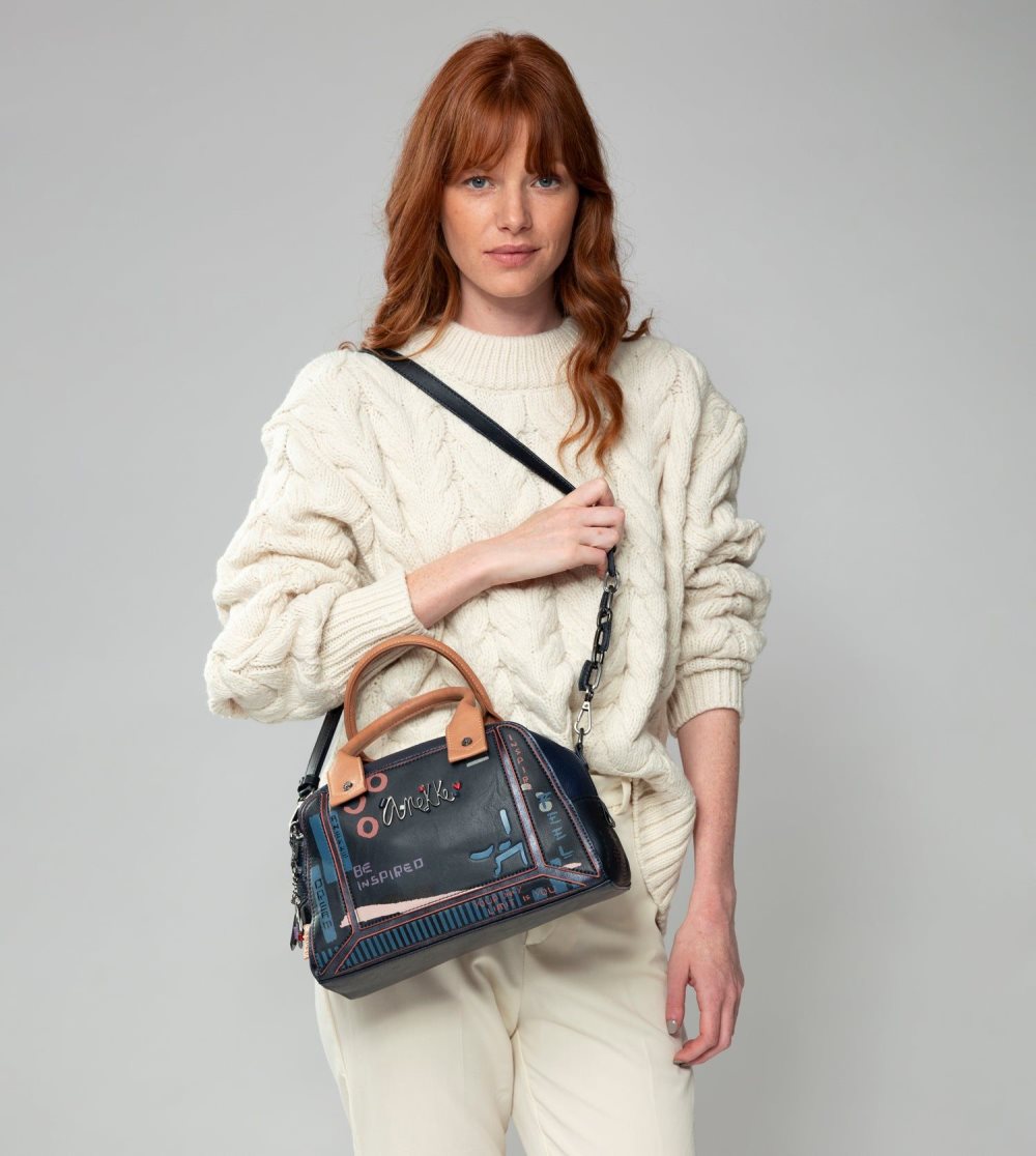 Torebka Anekke Nagare Medium Bowling Bag Damskie | 691SZKMRG